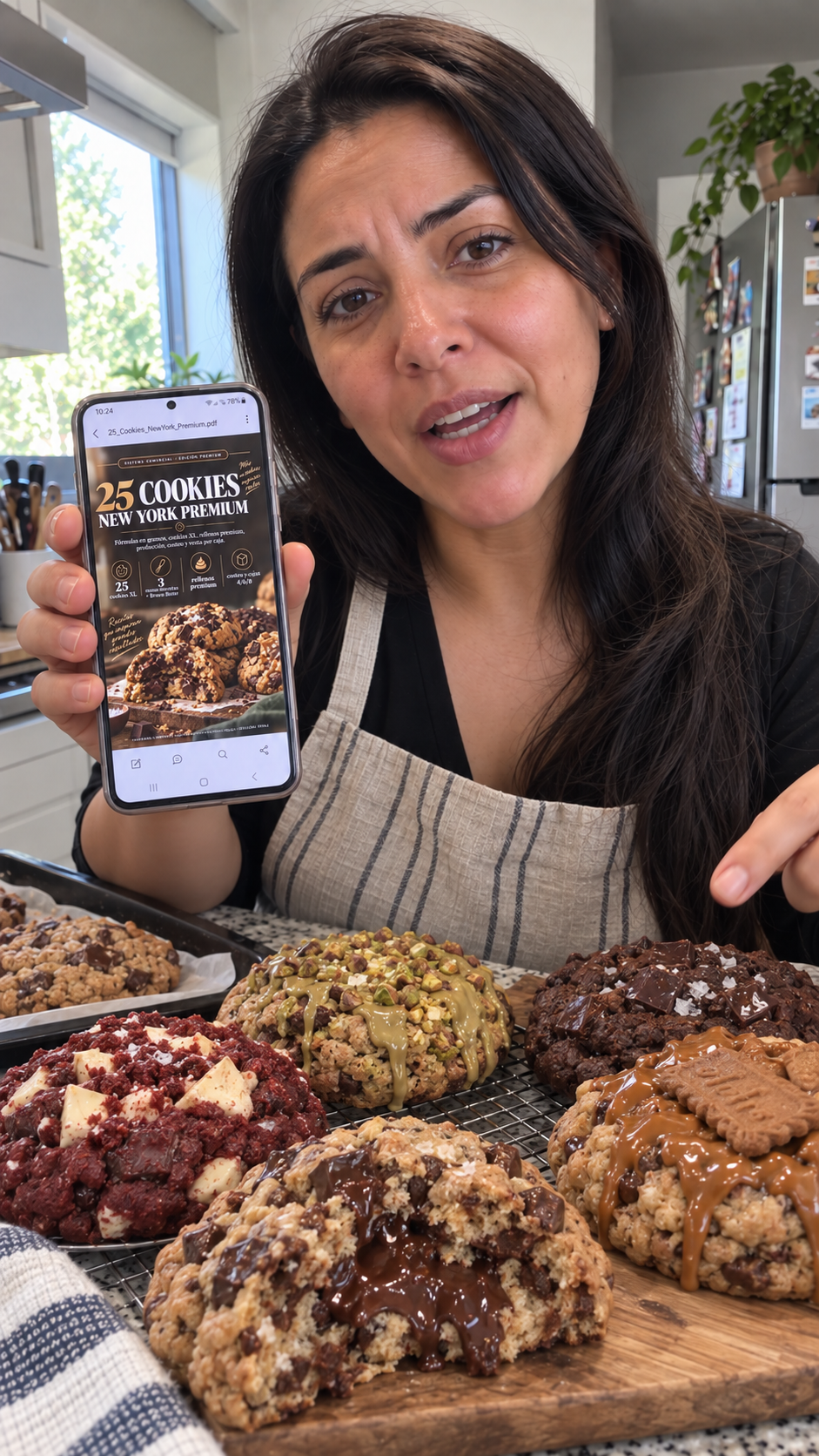 Variedad de Cookies New York XL
