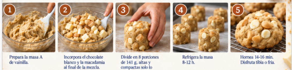 Proceso de preparación por etapas